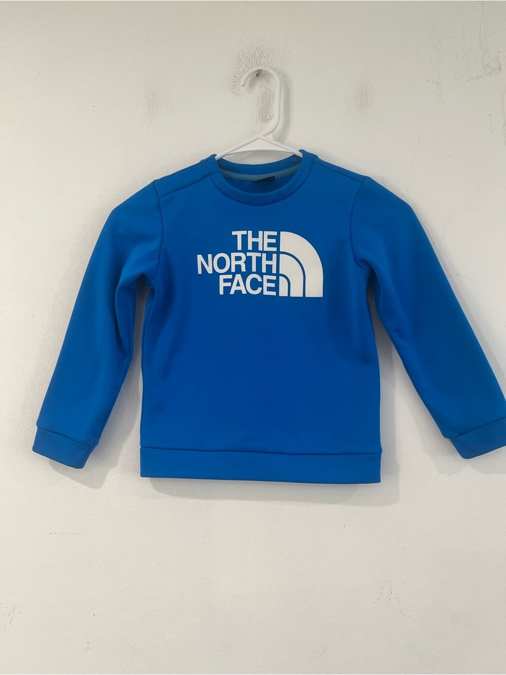 The North Face Kids Bright Blue Logo Pullover Sweatshirt 5T